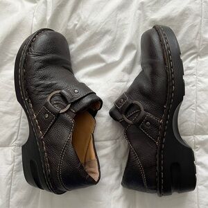 Cabela's Sandhills Collection Brown Pebbled Leather Shoes Women's 7 M Slip-On